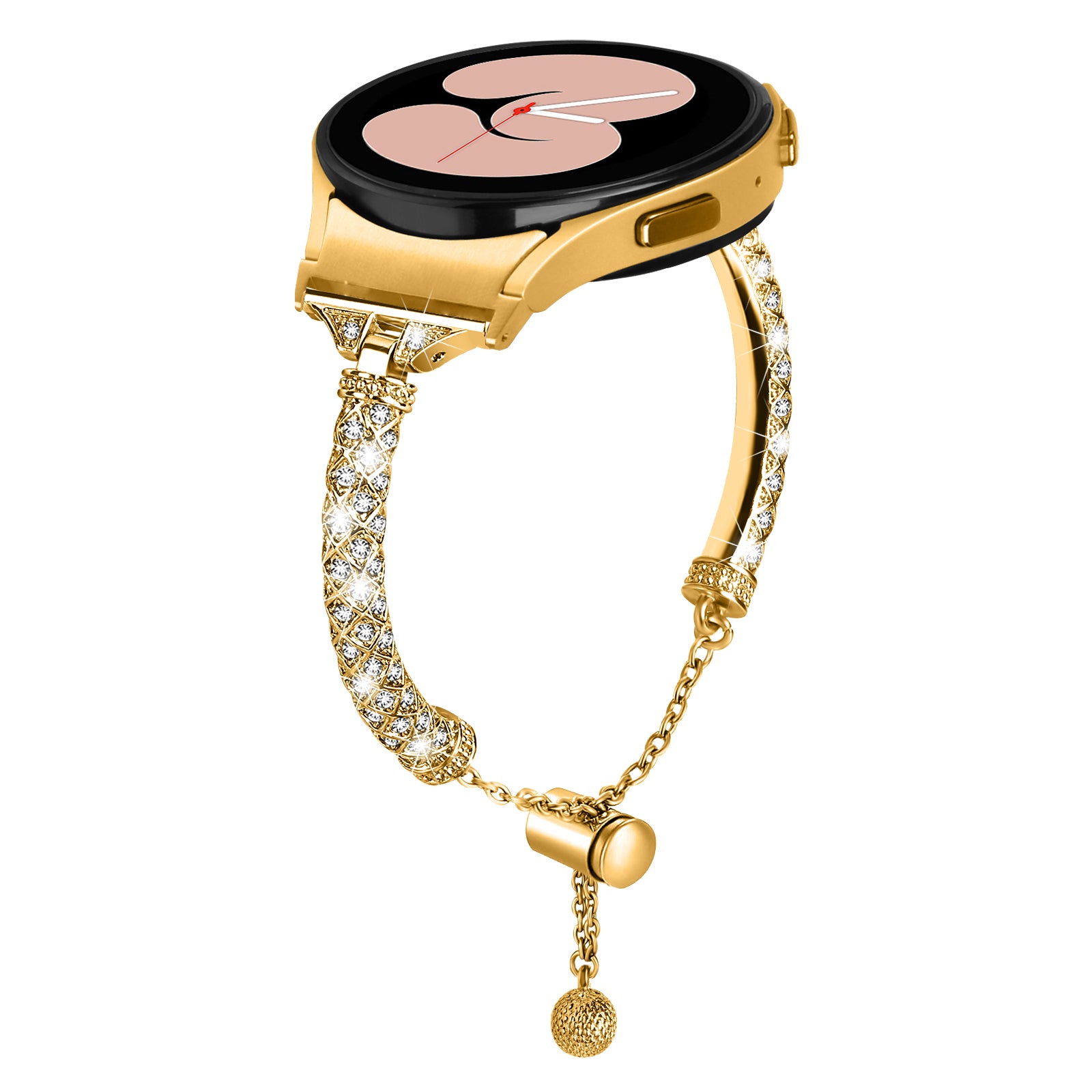Copper Watch Band for Samsung Galaxy Watch6 40mm 44mm Watch6 Classic 43mm 47mm Watch 5 40mm 44mm Watch4 40mm 44mm Rhinestone Decor Bracelet with Connector Copper Watch Band for Samsung Galaxy Watch6 40mm 44mm Watch6 Classic 43mm 47mm Watch 5 40mm 44mm Watch4 40mm 44mm Rhinestone Decor Bracelet with Connector
